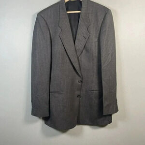 Vintage Pierre Cardin Mens Jacket Blazer Size XL Brown 100% Wool Union Made USA